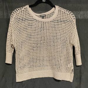 Express chunky crochet sweater